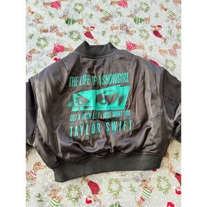 Taylor Swift Got A Wishlist Bomber Jacket Official Showgirl Merch - Youth Medium